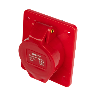Розетка стационарная скрытая  PPC 414 16A 380V IP44
