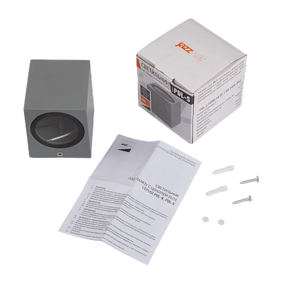 Светильник фасадный PDL-S 72080 GU10-1 GR 230V IP65