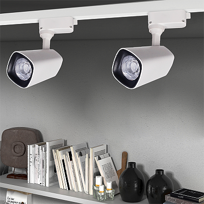 Трековый светильник светодиодный PTR 1615 15w 4000K 24° WH IP40