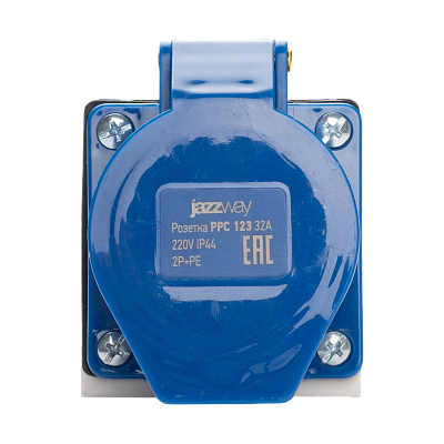 Розетка стационарная наружная PPC 123 32A 220V IP44