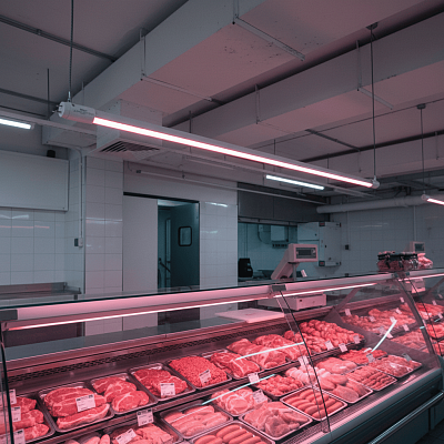Лампа для подсветки мясных продуктов PLED T8 1200 FOOD MEAT