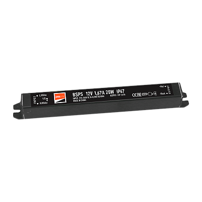 Блок питания IP67 для светодиодной ленты 12V