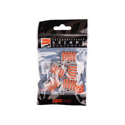 Клемма монтажная СМК PTC-5P 222-415 BL/5   450V 32A 0,08-2,5(4,0) мм2