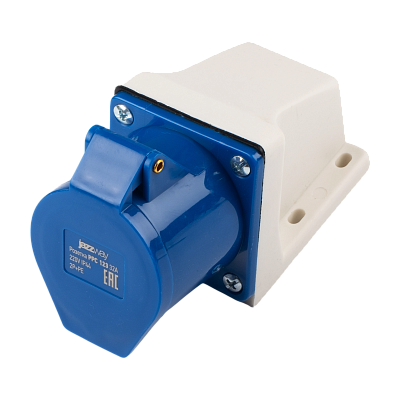 Розетка стационарная наружная PPC 123 32A 220V IP44