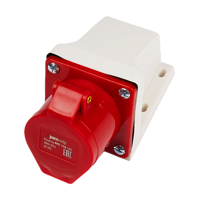 Розетка стационарная наружная PPC 114 16A 380V IP44