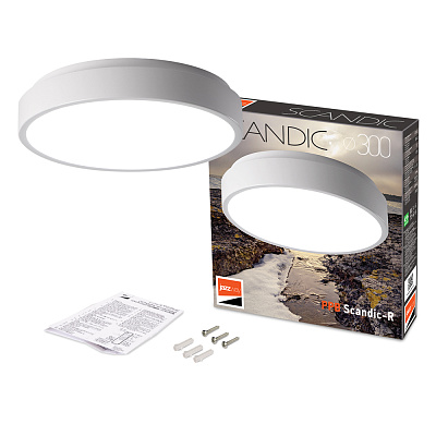 Светильник светодиодный потолочный PPB Scandic-R 24w 4000K WH IP20