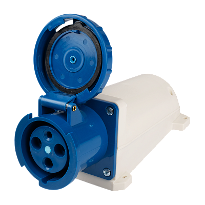 Розетка стационарная наружная PPC 133 63A 220V IP67