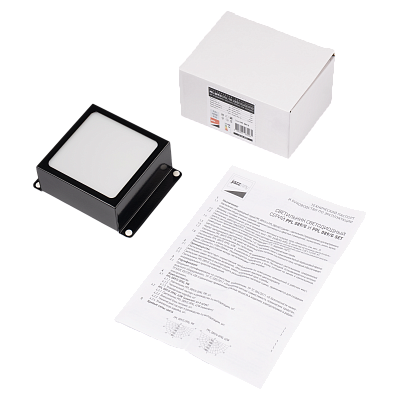 Панель светодиодная PPL 089/G OPAL 9W 4000K  BLACK IP40