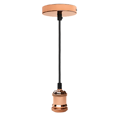 RETRO патрон с проводом PLC 01 ROSE GOLD