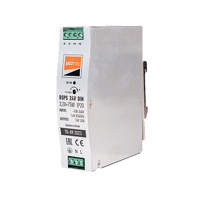 Блок питания с установкой на DIN-рейку BSPS 24V 75w