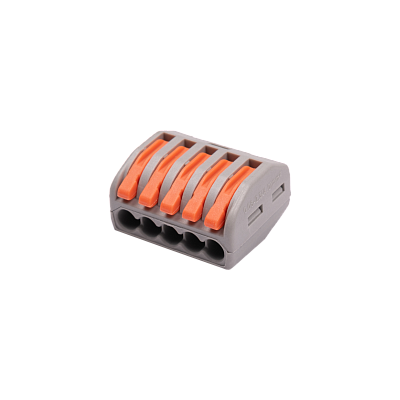 Клемма монтажная СМК PTC-5P 222-415 BL/5   450V 32A 0,08-2,5(4,0) мм2