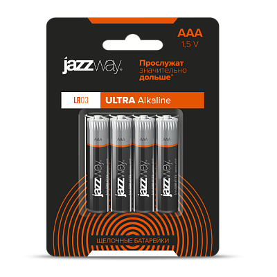 Батарейки, ULTRA ALKALINE (Щелочные) LR03UP-4B