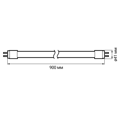 Лампа светодиодная PLED T8