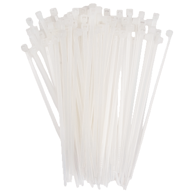 Кабельная стяжка PCT 2,5x100-100WH PA6.6 Jazzway (100 шт/уп)