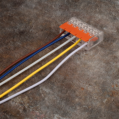 Клемма монтажная СМК PTC-5P 221-415  450V 32A 0,14-4.0) мм2