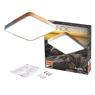 Светильник светодиодный потолочный PPB Scandic-S 36w 4000K WH/W IP20