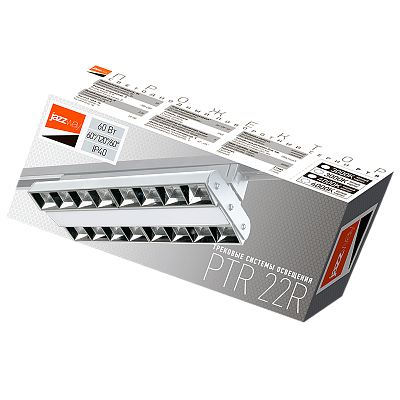 Трековый светильник светодиодный PTR 2260R 1F2S 60w 4000 K WH