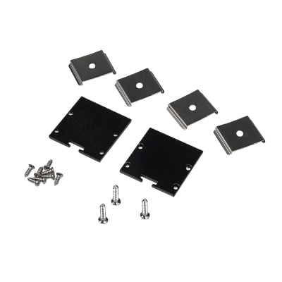 Комплект из анодированного накладного профиля PAL 3535-BLACK