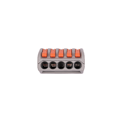 Клемма монтажная СМК PTC-5P 222-415 BL/5   450V 32A 0,08-2,5(4,0) мм2