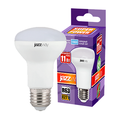 Лампа светодиодная PLED- SP R63 11w 5000K E27 230/50 Jazzway