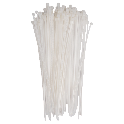 Кабельная стяжка PCT 2,5x120-100WH PA6.6 Jazzway (100 шт/уп) 