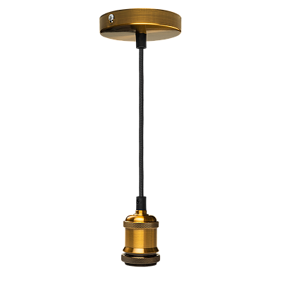 RETRO патрон с проводом PLC 01 ANTIQUE BRONZE