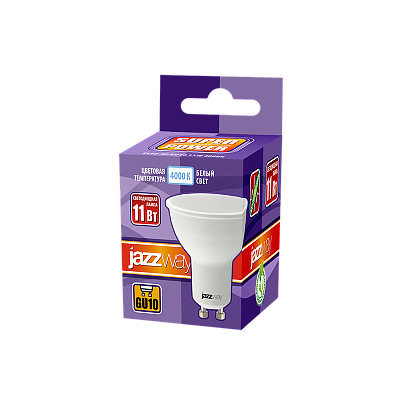 Лампа светодиодная PLED- SP GU10 11w 4000K-E Jazzway
