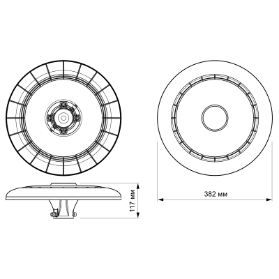 Светильник светодиодный садово-парковый PGL 05 60W 3000K BL IP65
