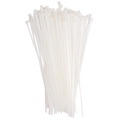 Кабельная стяжка PCT 2,5x150-100WH PA6.6 Jazzway (100 шт/уп)