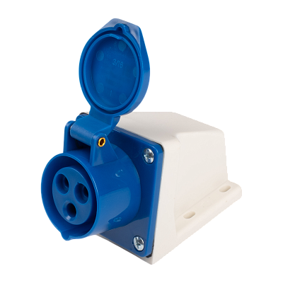 Розетка стационарная наружная PPC 113 16A 220V IP44