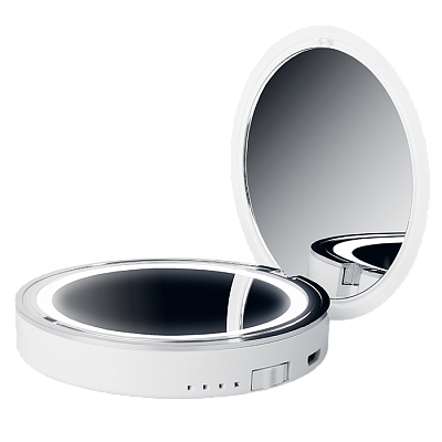Светодиодное складное косметическое зеркало ML-D9AC-WH